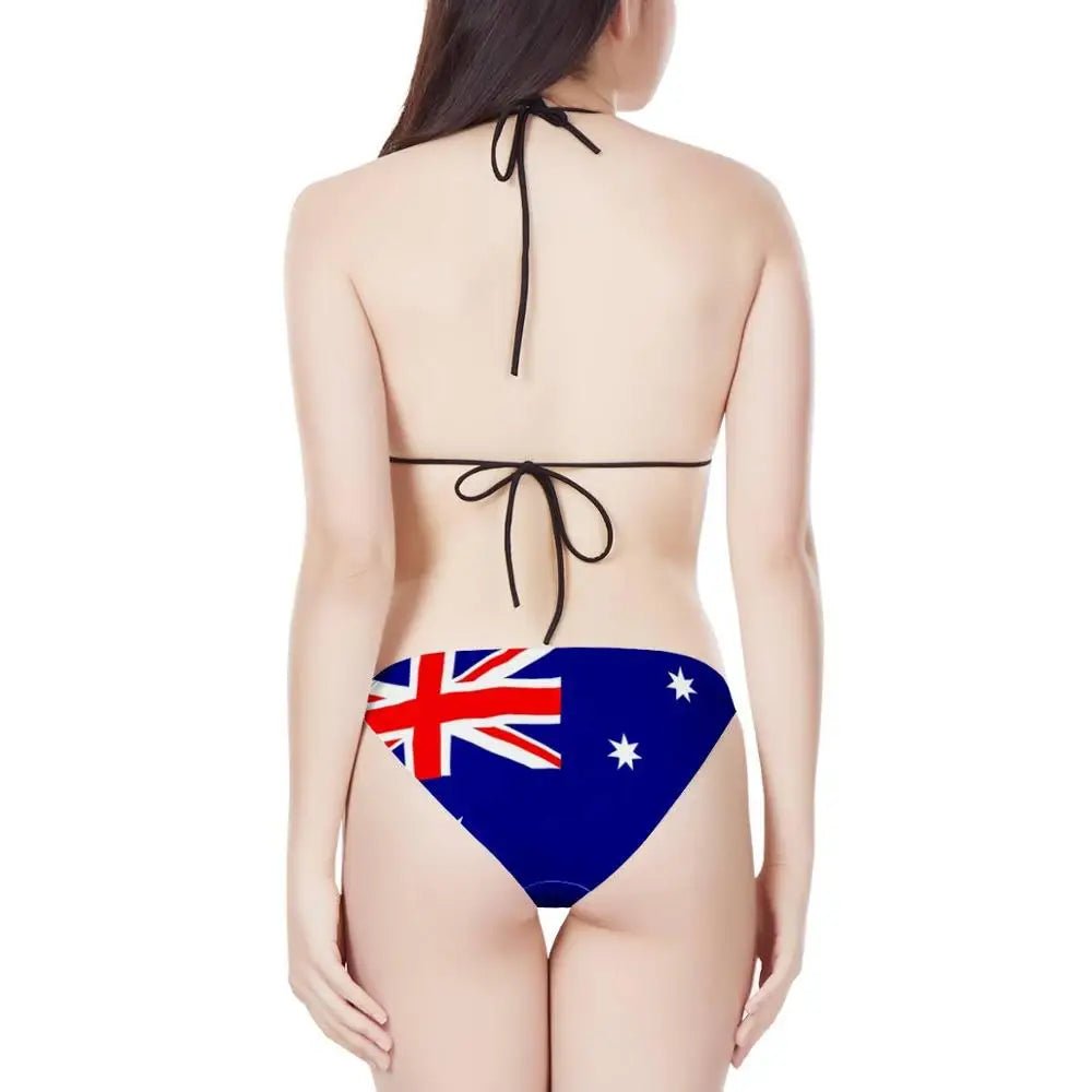 Aussie Heat: Sexy Flag Bikini Set aodaliya003 Beachwear Australia