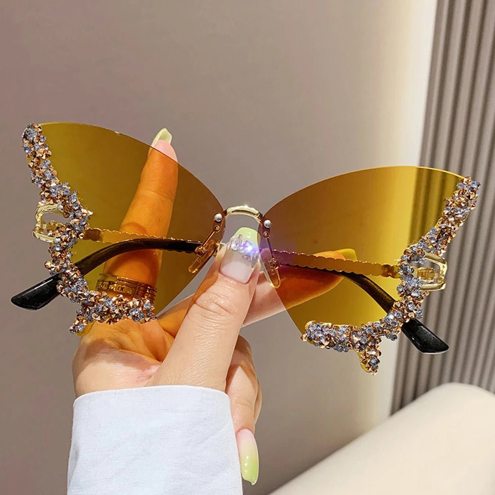 Butterfly Sunglasses 2-Gradient Yellow Beachwear Australia