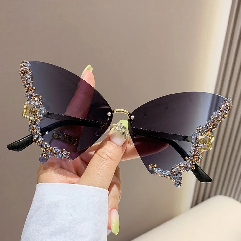Butterfly Sunglasses 5-Blue-Gray Beachwear Australia