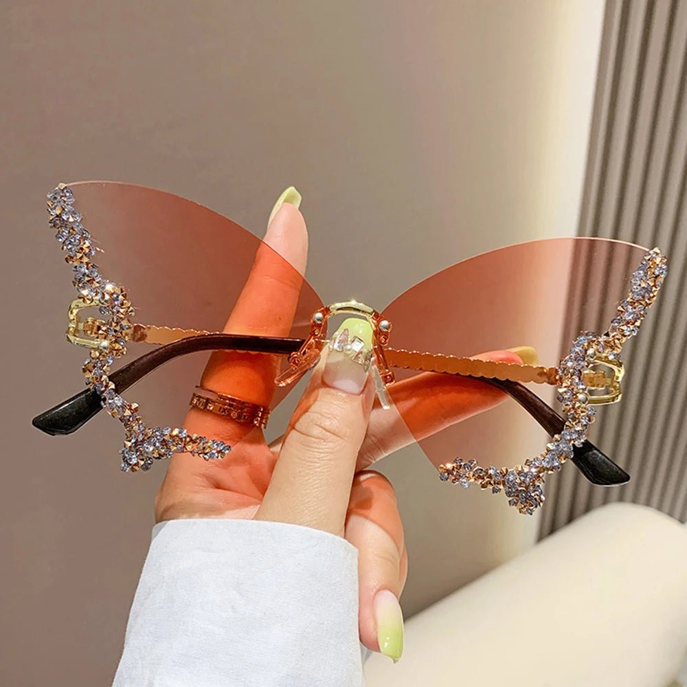 Butterfly Sunglasses 6-Gradient Pink Beachwear Australia