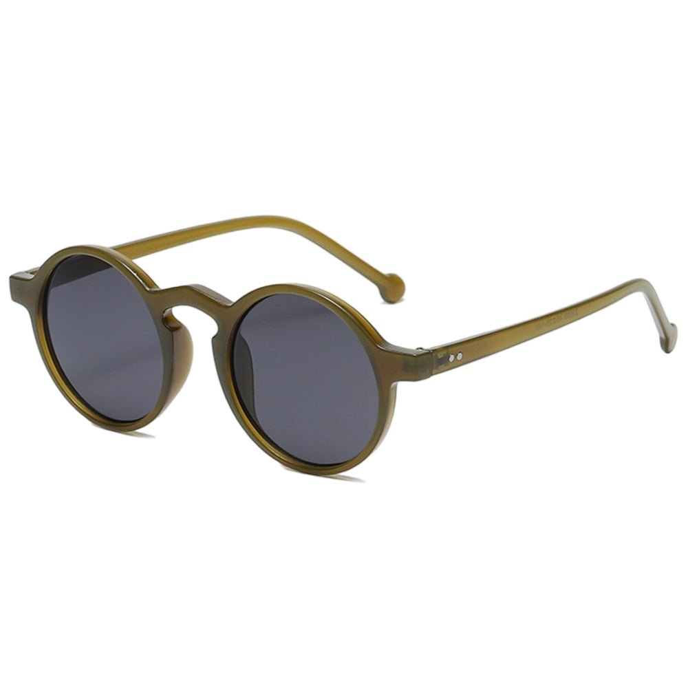 Retro Round Sunglasses dark green Beachwear Australia