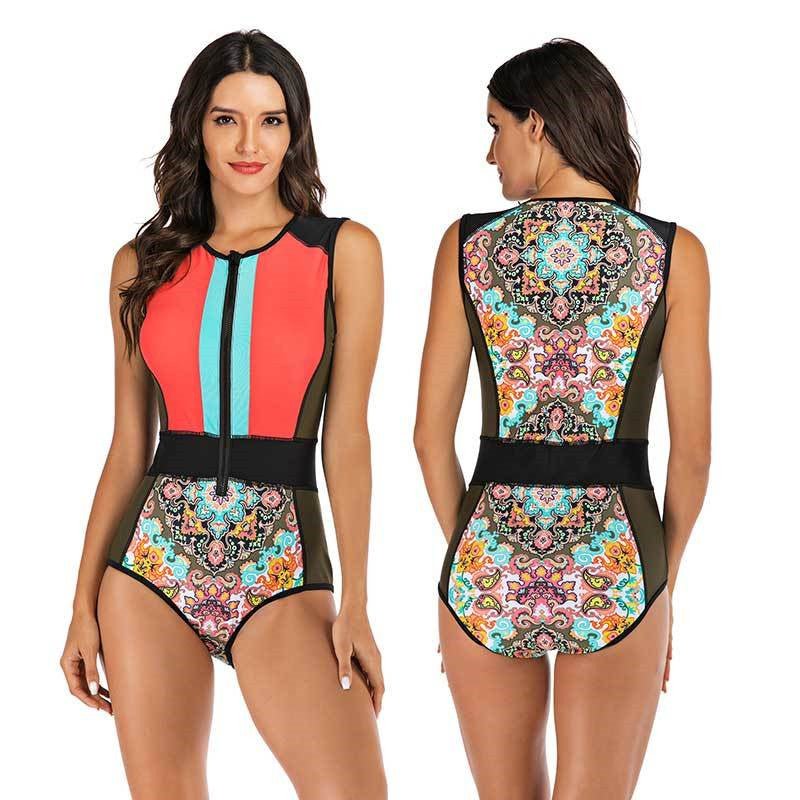 Summer Splash One-Piece Sleeveless Women's Swimsuit A Beachwear Australia