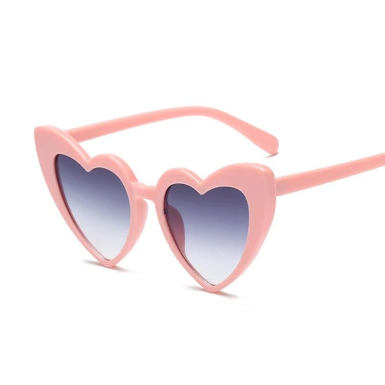 Retro Romance: Vintage Heart Shaped Sunglasses - Beachwear Australia