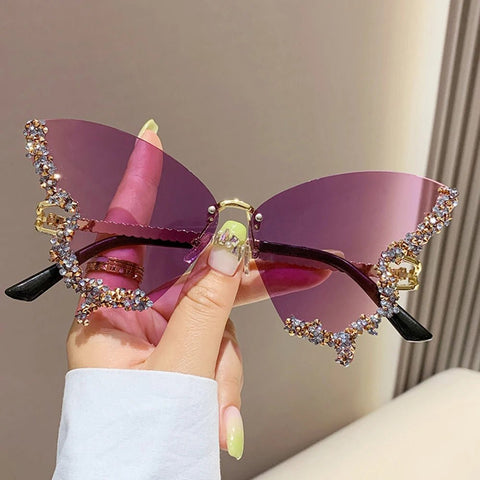 Butterfly Sunglasses 1-Gradient Purple Beachwear Australia
